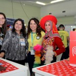 Ariadne Pereira e Milagros Ochoa, do Turismo do Perú, e Dani, da FRT