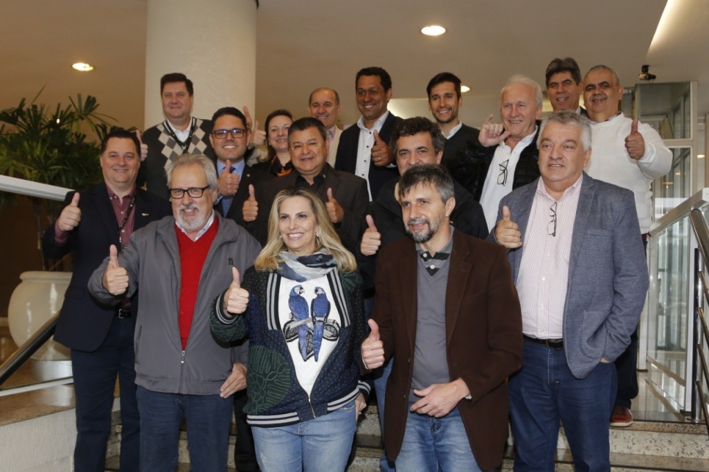 Governadora Cida Borghetti após a reunião com representantes do trade de Foz do Iguaçu