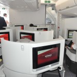 Configuração na Executiva do A330neo tem saída para o corredor de todas as poltronas