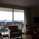 Vista de um dos apartamentos, que fica próximo ao Ibirapuera e outras facilidades