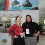 Danielly Aguiar, de Porto de Galinhas, e Glayce Luz, do Ministério do Turismo