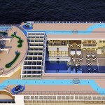 Deck do novo navio da Costa Cruzeiros
