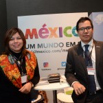 Diana Pomar e Gabriel Lopez, do Turismo do México