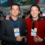 Eduy Junior, da CVC Corp, e Lucas Pires, do Hotéis Pires