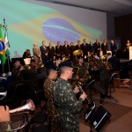 Exército tocou o Hino Nacional Brasileiro na abertura do 13° Festival das Cataratas