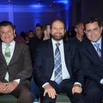 Felipe Gonzalez, CEO da Cassinotur, Guilherme Paulus, da GJP, e Gilmar Piolla, secretário de Turismo, Indústria, Comércio e Projetos Estratégicos de Foz do Iguaçu