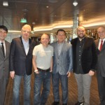 Ignacio Palacios e Roberto Affonseca da MSC, com Edmar Bull, Aldo Leone Fiho, Valter Patriani e Rodrigo Stocco Ignacio Palacios e Roberto Affonseca da MSC, com Edmar Bull, Aldo Leone Fiho, Valter Patriani e Rodrigo Stocco