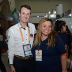 Junior Wilhelm, do Beto Carrero World, e Ingrid Poersch, da Operadora Sigridtur
