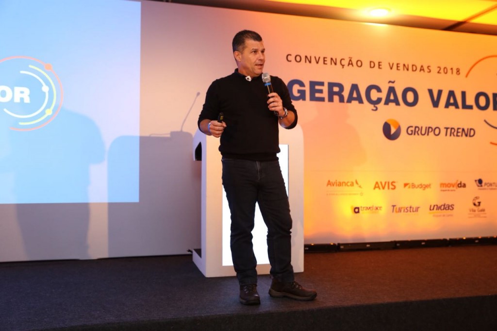 Luis Paulo Luppa durante a abertura da Convenção de Vendas da Trend Operadora