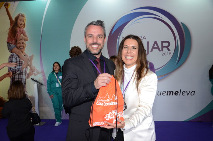 Mostra Viajar: veja o que os destinos apresentam durante o evento Leandro Garcia, presidente da Goiás Turismo, e Gisele Lima, da Mostra Viajar