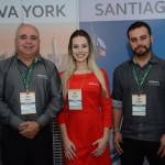 Leomar Marques, Bruna Risden, Wellington Melo, expositores da Avianca, transportadora oficial do evento