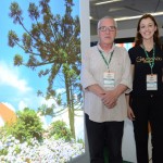 Luiz Kraieski e Bárbara Konrath, do Turismo de Gramado