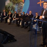 Ministro do Turismo e autoridades no Prodetur