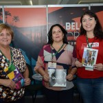 Márcia Rezende e Rosy Alvarenga, da Belotur, com Michele Andrade, da Setur-MG