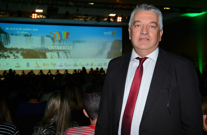 Paulo Angeli, organizador do Festival das Cataratas