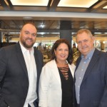 Rodrigo Stocco, da Renase, com Rose e Gilmar Villain, da TW Tour Rodrigo Stocco, da Renase, com Rose e Gilmar Villain, da TW Tour