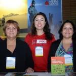 Rosy Alvarenga, da Belotur, Michele Andrade, da Setur-MG, e Márcia Rezende, da Belotur