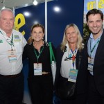 Roy Taylor e Rosa Masgrau, do M&E, com Marta Rossi e Eduardo Zorzanello, do Festuris