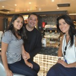 Sarah e Leandro Sommerfeld, da Marítimos, com Patricia Leone, da Agaxtur Sarah e Leandro Sommerfeld, da Marítimos, com Patricia Leone, da Agaxtur