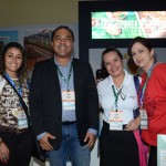 Silvana, da D´Travel Viagens, Paula Floriano e Claudio Junior, do Festival do Turismo Jpa, e Renata Rio, agente e Viagem de Jundiaí-SP