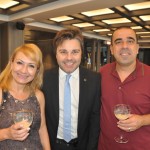 Rafael Sacomani, da MSC, entre Vilani Oliveira e Daniel Issa, da Ciatur Rafael Sacomani, da MSC, entre Vilani Oliveira e Daniel Issa, da Ciatur