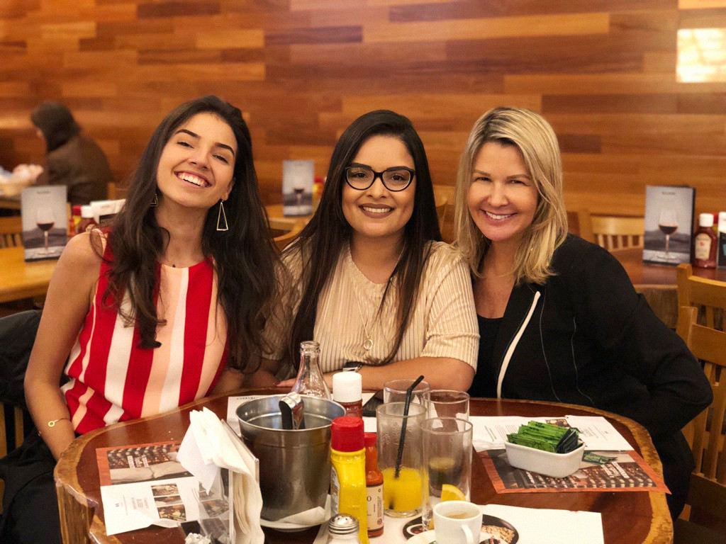 Vitória Garcia, Thayane Lima e Viviane Fernandes