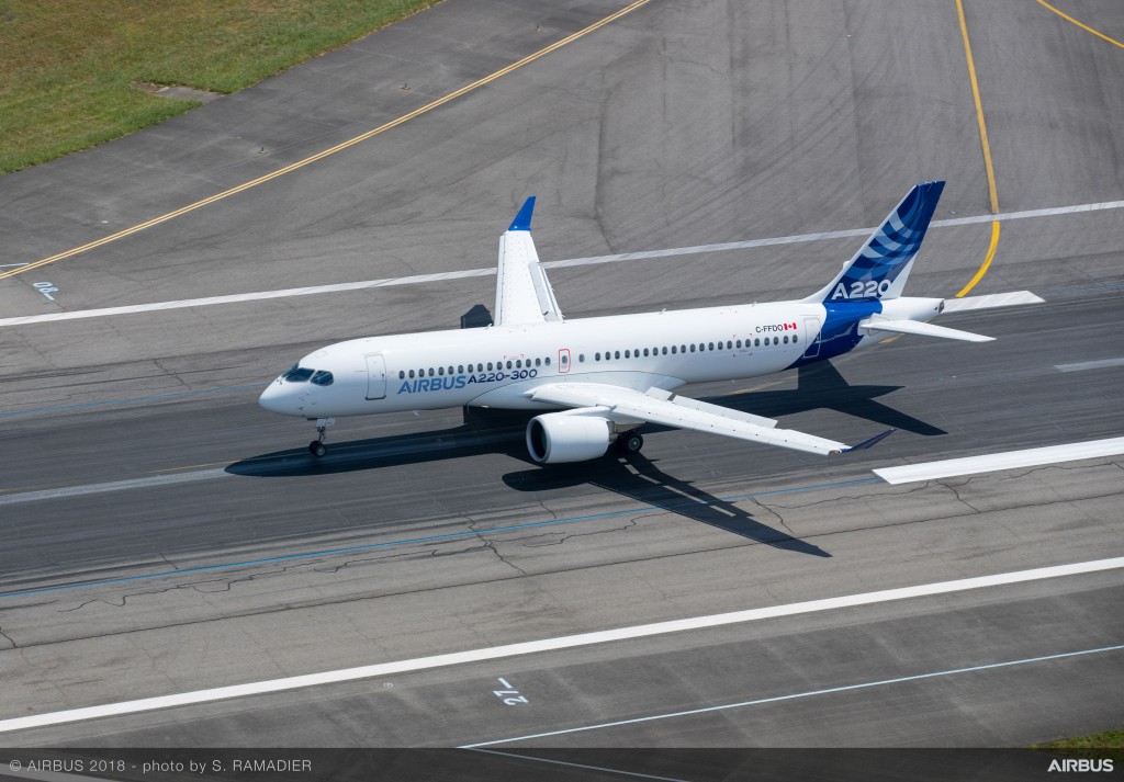 Airbus-A220-300-new-member-of-the-airbus-single-aisle-family-landing-019