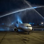 Batismo da aeronave - Divulgação Batismo da aeronave - Divulgação