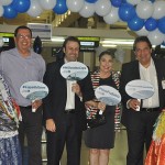 Benedito Braga, sub-secretário de Turismo, Emerson Sanglard, da Copa, Regina Armed, da Bahiatursa, e José Alves, secretário da Bahia