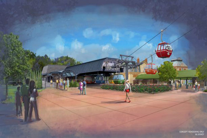 Conheça 4 novas atrações da Disney que inauguram no Hollywood Studios em 2019 3 Disney Skyliner Transportation System