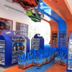 Loja com artigos Hot Wheels