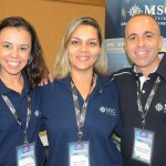 Natalia Marques, Paula Sperle e Rodrigo Haddad, da MSC Natalia Marques, Paula Sperle e Rodrigo Haddad, da MSC