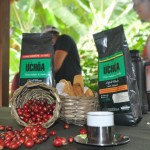 O café de micro-lote é comercializado no Sitio Aguas Finas O café de micro-lote é comercializado no Sitio Aguas Finas
