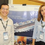 Patryck Vieira e Juciara Evangelista, da Discover Cruises