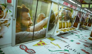Ação na Linha Amarela traz Itália para dentro do metrô em São Paulo