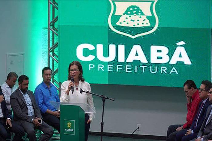 Presidente da Embratur, Teté Bezerra, discursa durante lançamento do Prodetur + Turismo em Mato Grosso