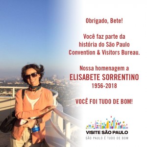 Elisabete Sorrentino, do Visite São Paulo, morre aos 61 anos em SP 1 1v2gVH8w