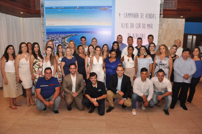 Agentes vencedores da campanha Azul da Cor do Mar de Alagoas
