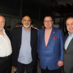 András Fülöp e Jorge Rodrigues, do Grupo High Light, com Peter Vittori e Dilson Verçosa, da American
