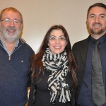 Arsêno Russo e Beatriz Guerra, da Maritimos, e Gustavo Carvalho, da MSC Arsêno Russo e Beatriz Guerra, da Maritimos, e Gustavo Carvalho, da MSC