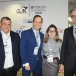 Augusto Cesar, da Setur Búzios, Adrian Ursilli e Luciana Quintana, da MSC, e Marco Ferraz, da Clia Brasil