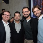Bob Rossato, da Viajanet, Leonardo Cassol, da Melhores Destinos, e Alexandre Zylberstajn e Fabio Vilela, da Passageiro de Primeira Bob Rossato, da Viajanet, Leonardo Cassol, da Melhores Destinos, e Alexandre Zylberstajn e Fabio Vilela, da Passageiro de Primeira
