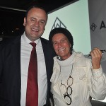 Cesar Nunes, da Atrio, com Mari Masgrau, do M&E