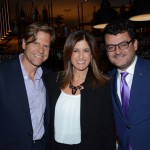 Cristina Pereira, da R11, entre Mattew Johnson e Alberto Muñoz, da Royal Caribbean Cristina Pereira, da R11, entre Mattew Johnson e Alberto Muñoz, da Royal Caribbean
