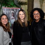 Daniela Bergamini, do Miami CVB, entre, Luiza Leopoldo e Amanda Lima, da Flytour MMT Viagens Daniela Bergamini, do Miami CVB, entre, Luiza Leopoldo e Amanda Lima, da Flytour MMT Viagens