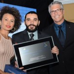 Destaque Agência de Viagem Independente: Dorivania Moraes e Alex Calabria, da Costa, e Luciano Casimiro, da Maritimos