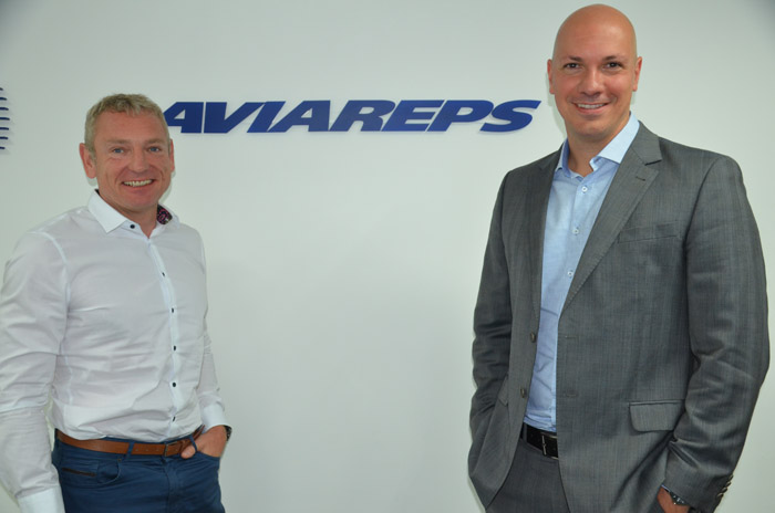 Edgar Lacker, CEO, com Marcelo Kaiser, novo diretor regional da Aviareps na América Latina