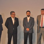 Eduardo Bernardes, VP Vendas e Marketing, Sérgio Quito, VP de Operações, Ceso Ferrer, VP de Planejamento, e Richard Lark, VP Financeiro da Gol