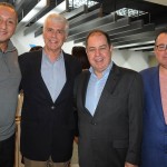 Fabiano Santos, da American, Kaká, da Ancoradouro, e Dilson Verçosa e Peter Vittori, da American