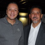 Fabiano Santos, da American, com Flavio Correa, da Flytour Gapnet